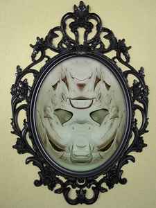 Image of Death Mask 2 in Baroque Style Frame