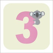 Image of Girls Age Cards