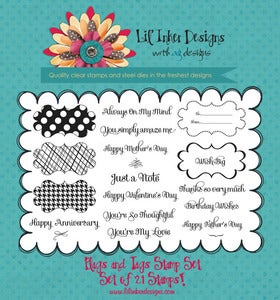 Image of Flags & Tags Dies and Stamp Set