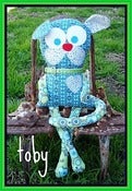 Image of toby the dog ~ paper pattern