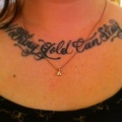 Image of Miniature initial necklace