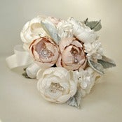 Image of Off White, Ivory and Blush Petite Bouquet