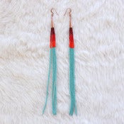 Image of Turquoise Dangle Earrings