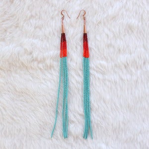 Image of Turquoise Dangle Earrings