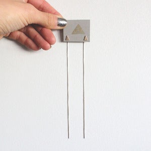 Image of Golden Triangle Threaded Studs