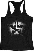 Image of Ladies Black Logo Tank Top