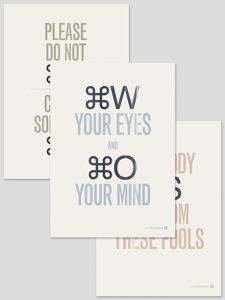 Image of Commands Print Set