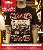 Image of AMPBKK FOR CASUALTIES BANGKOK LIVE BAND T-SHIRT