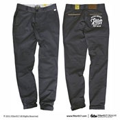 Image of FILTER017 EMBROIDERY CASUAL PANTS-Grey