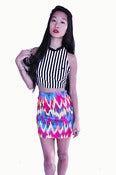 Image of Contemporary Psychedelic Spandex Skirt