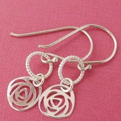 Image of rose earrings