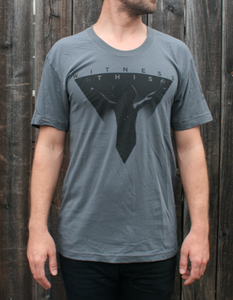 Image of Charcoal Relaxed Fit Witness This Icon Men's Tee