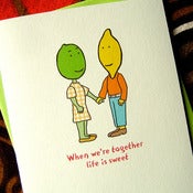Image of "Sweet 'n Sour" Greeting Card