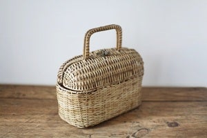 Image of 1950s little basket bag