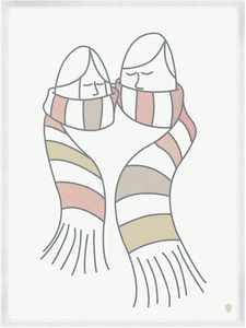 Image of Scarf Sharing Print