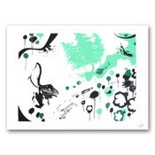 Image of PEET MASSÉ <BR> Heron Kiss <BR> (Screen print) 