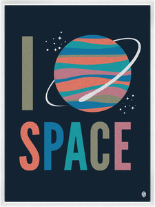 Image of I Heart Space Print