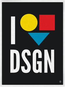 Image of I Heart Design Print