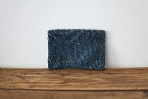 Image of 1920s beaded blue purse {SOLD}