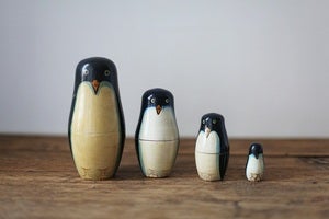Image of 1970s nestling penguin family {SOLD}