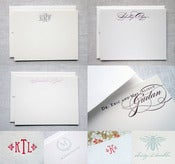 Image of Custom Letterpress Stationery - Set of 25