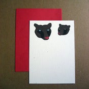 Image of Love Bears Flat Notecard
