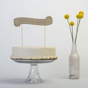 Image of Custom Cake Banner - Kraft