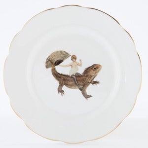 Image of Ali Miller - fun ride cake plate cup & saucer