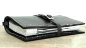 Image of Hand-sewn leather Calendar Cover - Black - CUSTOM ORDER