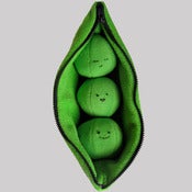 Image of Peas in a Pod Sewing Pattern - Zippered Plush Baby Toy Pattern Downloadable/PDF
