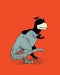 Image of PRINT :: Tyrannosaurus Bats! 