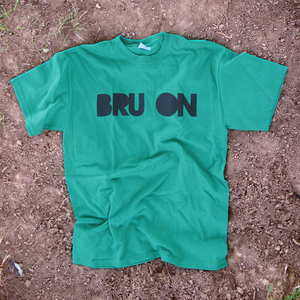 Image of BRUONIS NO HOLES TEE - KELLY/BLACK