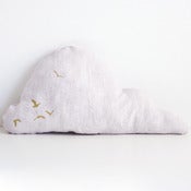 Image of Cloud Cushion - Grey-Lavender
