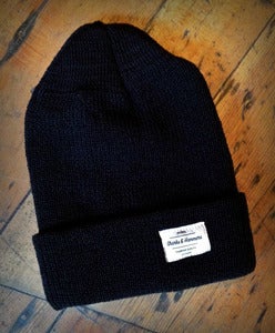 Image of SHARKS & HAMMERS WATCH CAP (BLACK)