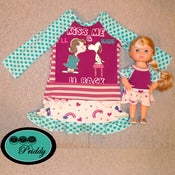 Image of Snoopy & Lucy Kiss Me Dress - Size 2T w/ coordinating doll dress option