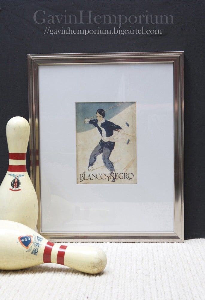 Image of 2nd Vintage Deco magazine cover Blanco y Negro