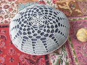 Image of coussin au crochet 