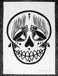 Image of Screen Print - Tea Skull