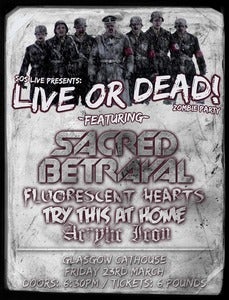 Image of LIVE OR DEAD! - Cathouse, Glasgow - Ticket
