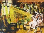 Image of Dale Mackie (1953 -) Making the Nets