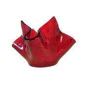 Image of Red Mini Handkerchief Vase