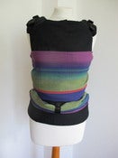 Image of emeibaby carrier - green/purple
