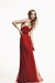 Image of Scarlet Strapless Full-Length Gown