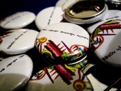 Image of Never Enough button badge