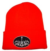 Image of Bright Orange Knit Beanie