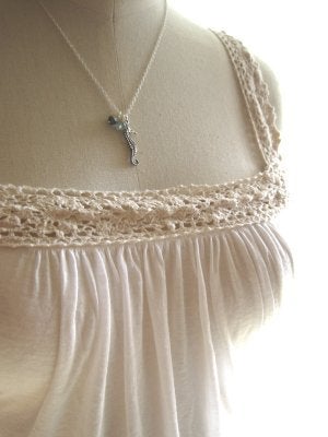 Image of Sea Horse necklace - Mo'o Lio Silver