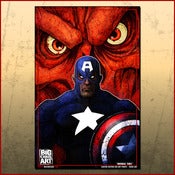 Image of Captain America Color Print