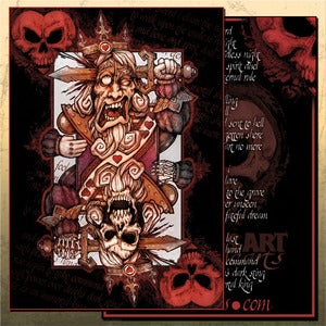 Image of BAD ACE King of Hearts Mini Print