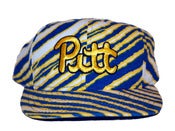 Image of Vintage Zubaz Pittsburg Panthers Snapback Hat