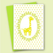 Image of Giraffe Card